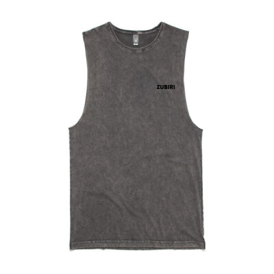 Mens Stone Wash Sleeveless Thumbnail